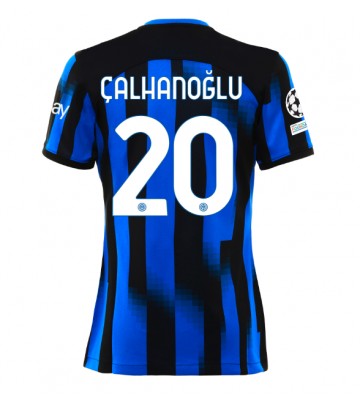 Inter Milan Hakan Calhanoglu #20 Hjemmebanetrøje Dame 2023-24 Kort ærmer